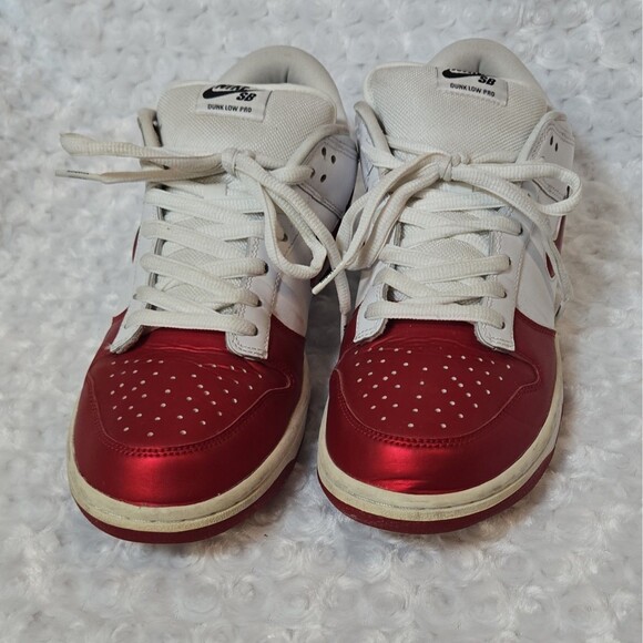 Nike SB Dunk Low Pro x Supreme Varsity Red/White Men\'s Skate Shoes CK3480-600 main image 10